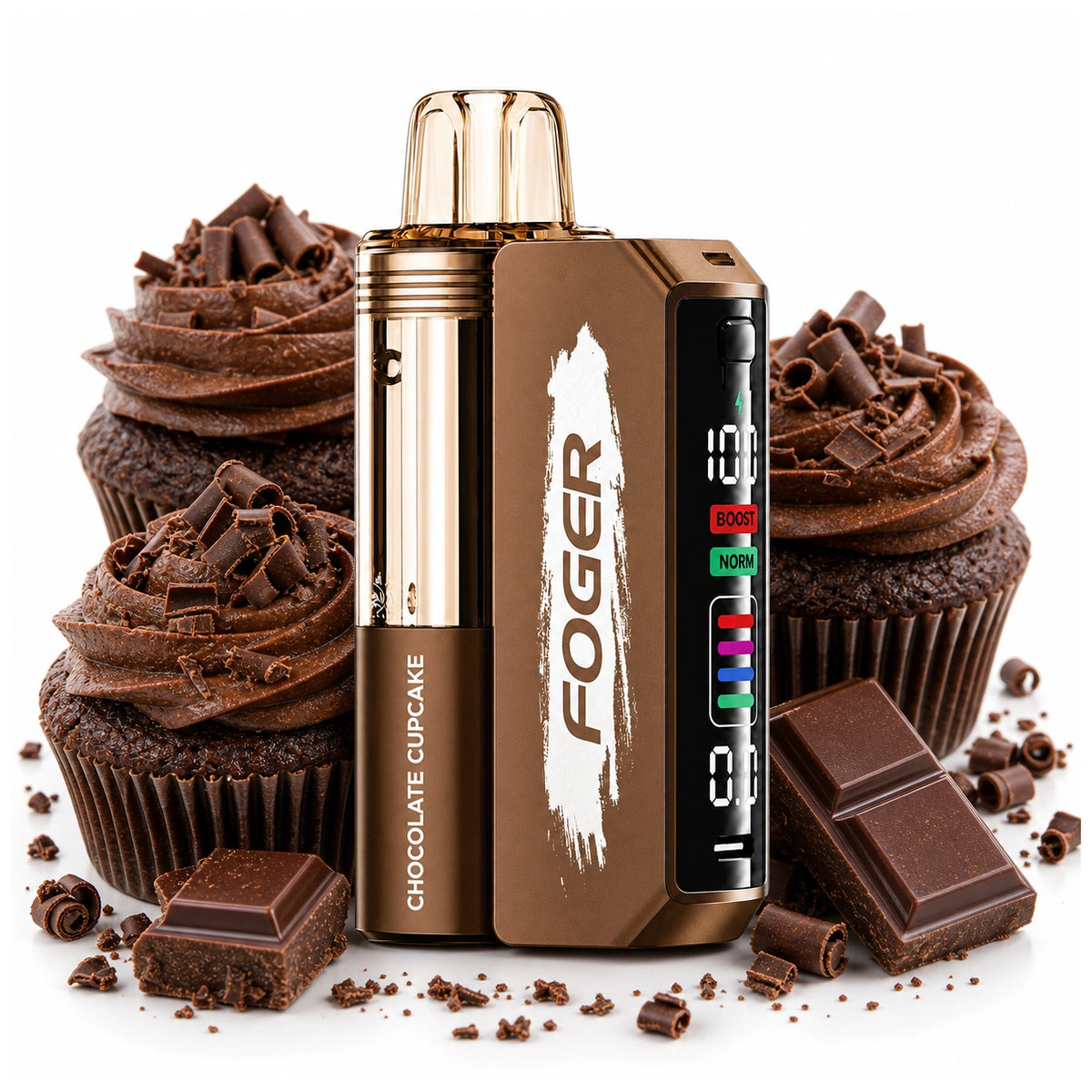 Chocolate Cupcake - Foger Switch Pro 30K - Battery + Pod