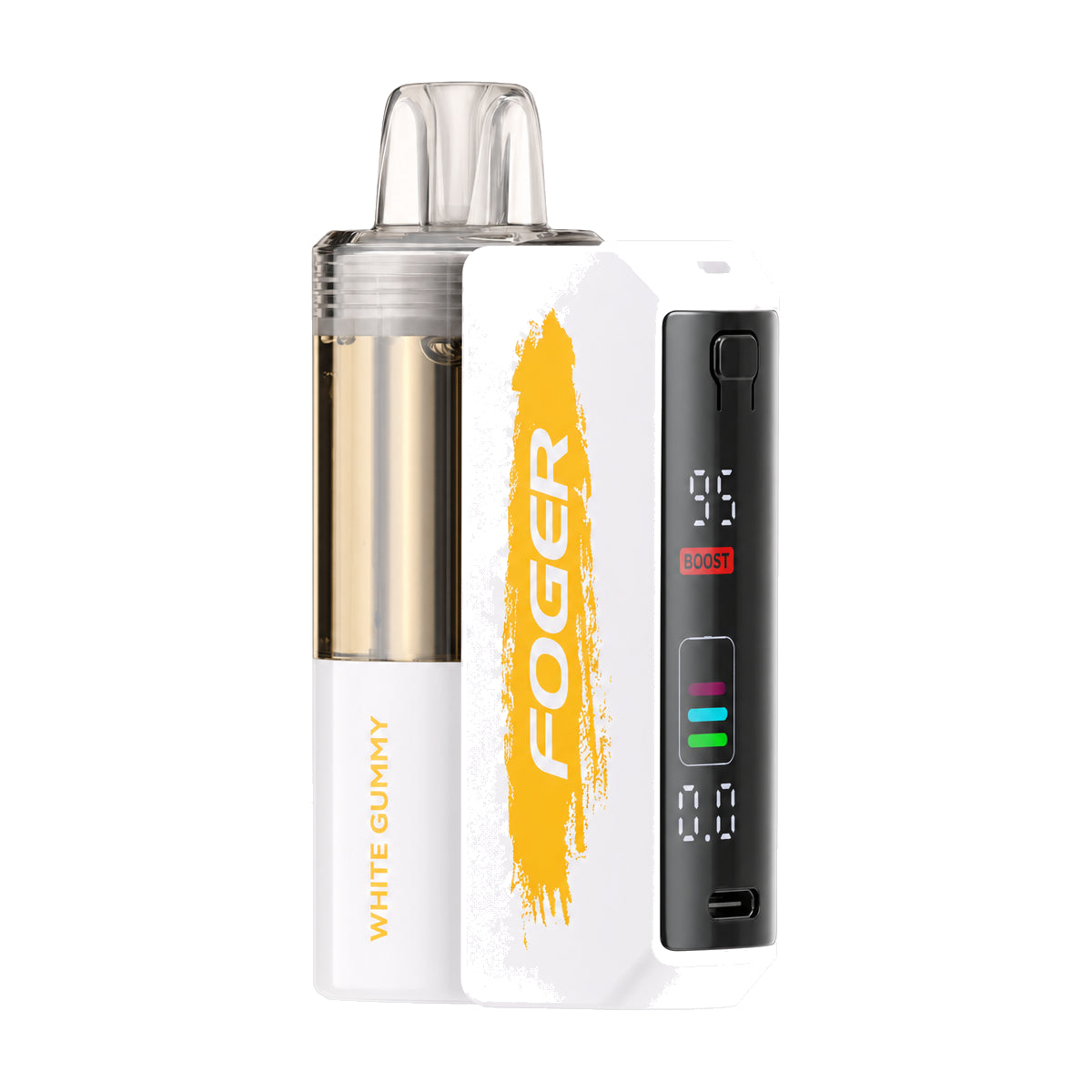 White Gummy - Foger Switch Pro 30K - Battery + Pod