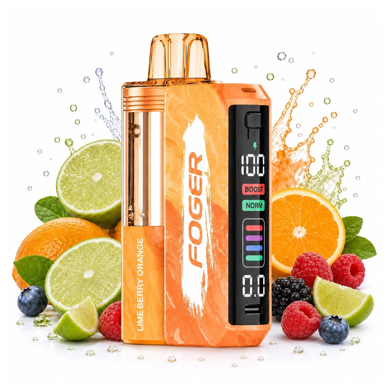 Lime Berry Orange - Foger Switch Pro 30K - Battery + Pod